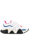 Versace Squalo Sneakers With Removable Charm In White