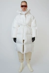 ACNE STUDIOS Quilted down coat Optic White