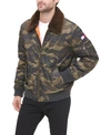 TOMMY HILFIGER MEN'S MILITARY BOMBER JACKET, CREATED FOR MACY'S