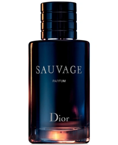 DIOR MEN'S SAUVAGE PARFUM SPRAY, 3.4-OZ.