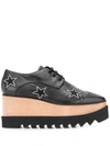 STELLA MCCARTNEY ELYSE STAR MOTIF PLATFORM BROGUE