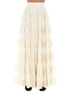 ZIMMERMANN SABOTAGE RIBBON STRIPE SKIRT,11057363