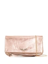 ZADIG & VOLTAIRE ROCK CRUSH CLUTCH BAG