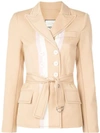 ALEXIS BELTED FITTED JACKET
