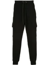 BURBERRY LOGO PATCH TRACK trousers