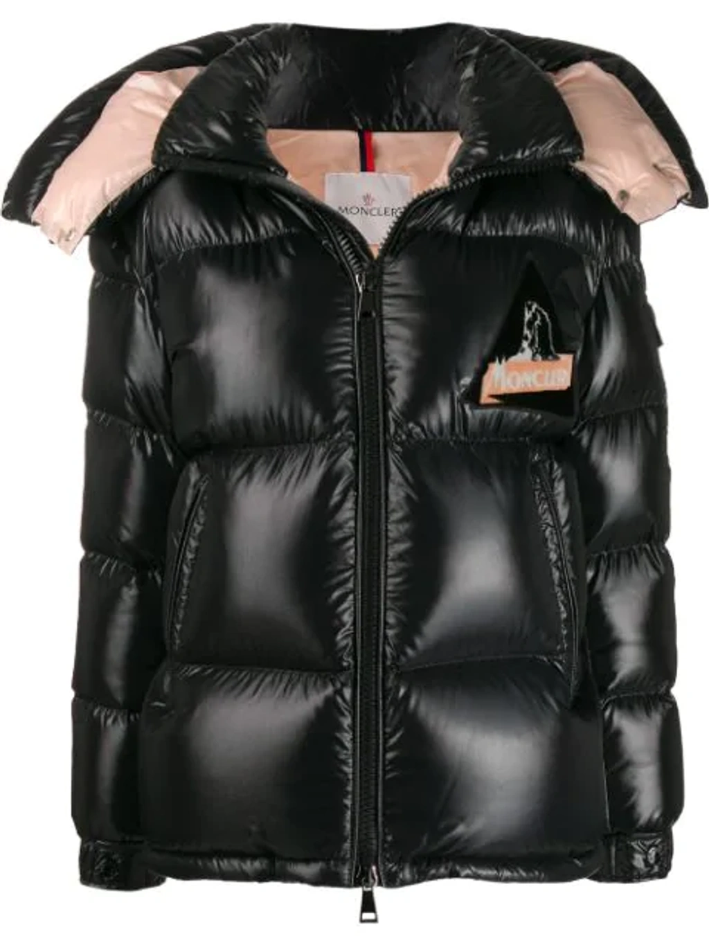 Padded Jacket Moncler Wilson Jacket Black Moncler Wilson Flock