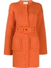 GUCCI INTERLOCKING G BELTED CARDI-COAT