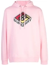 Burberry Kapuzenpullover Mit Logo In Pink