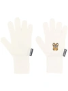 MOSCHINO KNITTED TEDDY GLOVES