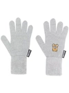 MOSCHINO TEDDY PATCH GLOVES