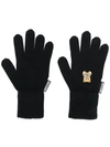 MOSCHINO KNITTED TEDDY GLOVES