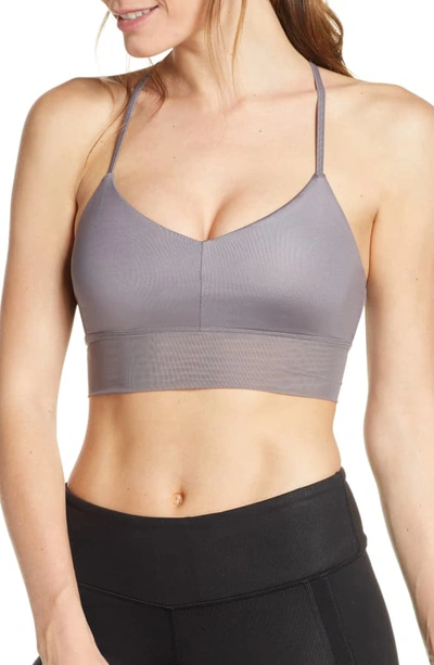 Alo Yoga Yoga Bra In Dark Lavender