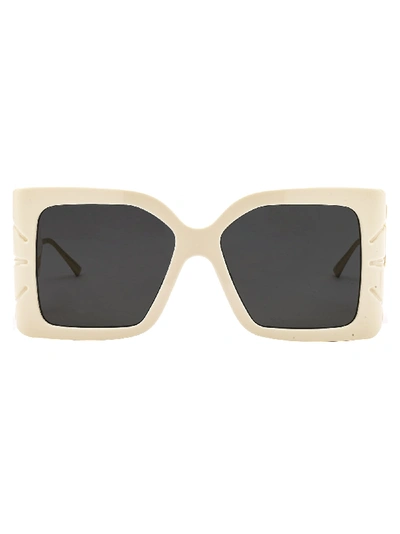 Gucci Sunglasses In Ivory Ivory Grey