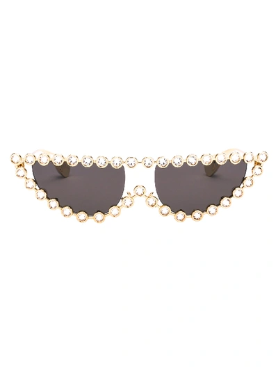 Gucci Sunglasses In Gold Gold Grey