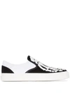 AMIRI SKELETON SLIP-ON SNEAKERS