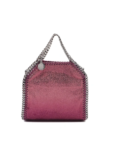 Stella Mccartney Falabella Tiny Tote In Burgundy/purple