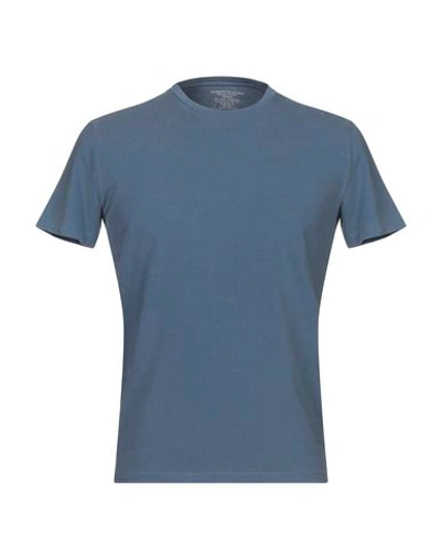 Majestic T-shirts In Slate Blue