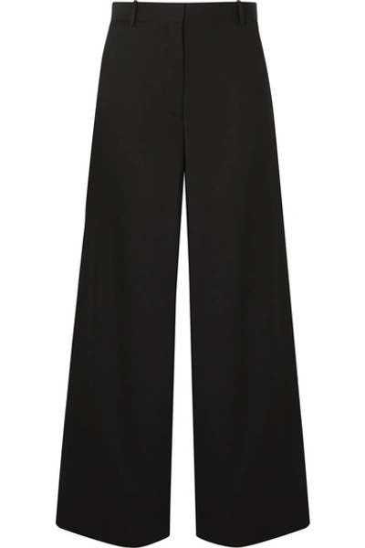 The Row Nick Wool Trousers In Black