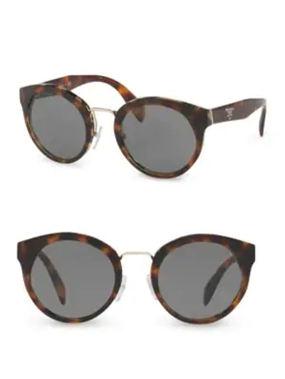 Prada Tortoiseshell Sunglasses In Havana