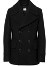 Burberry Double-breasted Wool & Cashmere-blend Jacket In Black