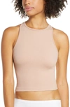 Free People Hayley Racerback Brami Crop Top In Pink