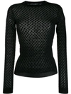 DOLCE & GABBANA DIAMOND KNITTED JUMPER