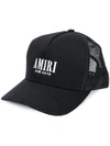 AMIRI EMBROIDERED LOGO BASEBALL CAP