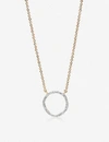 MONICA VINADER RIVA 18CT GOLD-VERMEIL AND PAVE DIAMOND NECKLACE,616-10058-GPNKRICIDIA