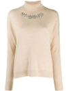 LIU •JO RHINESTONE-EMBELLISHED JUMPER