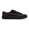 GIVENCHY GIVENCHY BLACK BASSE TENNIS LIGHT SNEAKERS