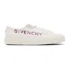 GIVENCHY WHITE SIGNATURE LIGHT TENNIS SNEAKERS