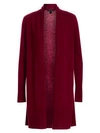 Saks Fifth Avenue Collection Cashmere Duster In Carmine Red