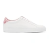 GIVENCHY GIVENCHY WHITE AND PINK URBAN KNOTS SNEAKERS