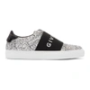 GIVENCHY GIVENCHY BLACK AND SILVER URBAN STREET SNEAKERS
