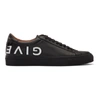 GIVENCHY BLACK & WHITE REVERSE LOGO URBAN KNOTS trainers