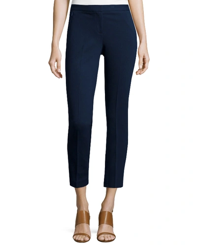 Kobi Halperin Krista Mid-rise Ankle Pants In Navy