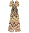 ETRO PRINTED SILK GOWN,P00396310