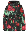 DOLCE & GABBANA ROSE-PRINT COAT,P00401087