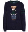 POLO RALPH LAUREN EMBROIDERED WOOL SWEATER,P00416429