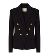 L AGENCE KENZIE DOUBLE-BREASTED BLAZER,14823507