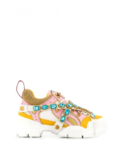 Gucci Flashtrek Leather Sneakers