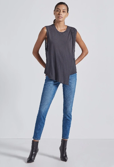 Current Elliott The Night Out Tank In Washed Black