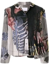 dressing gownRTS WOOD COLLAGE PRINT JACKET