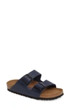 Birkenstock Arizona Birko-flor Slide Sandal In Navy