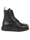 ALEXANDER MCQUEEN H.BOOT LEATHER S.RUB,11059201