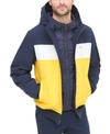 TOMMY HILFIGER SOFT-SHELL HOODED BOMBER JACKET WITH BIB