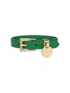 Prada Armband Aus Saffiano-leder In Green