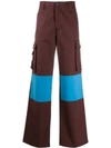 Acne Studios Knee Patch Cargo Pants Chestnut Brown In Brown