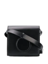 Lemaire Camera Shoulder Bag In 999 Black