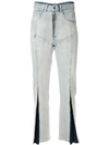 GROUND ZERO CONTRAST PANEL JEANS